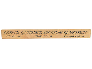 Come Gather Wooden Wall Art Gift Sign