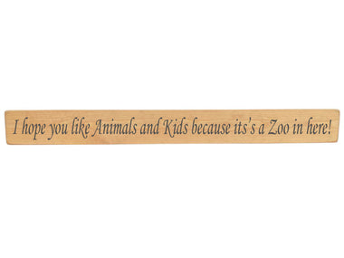 I hope you like Animals and Kids Wooden Wall Art Gift Sign