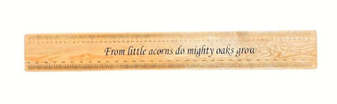 From little acorns do mighty oaks grow, height chart, family ruler, growth chart, decorative wall art, homeware, childrens bedroom accessories, gift for new baby, christening gift