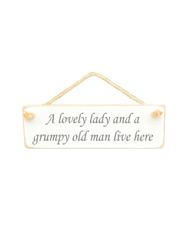 A lovely lady Wooden Hanging Wall Art Gift Sign