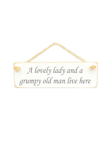 A lovely lady Wooden Hanging Wall Art Gift Sign