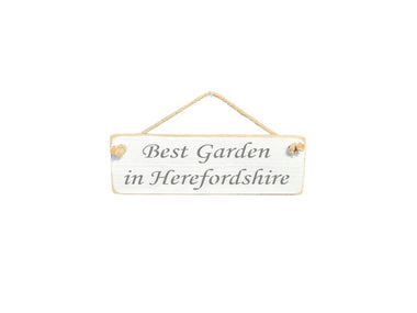 Best Garden Wooden Hanging Wall Art Gift Sign