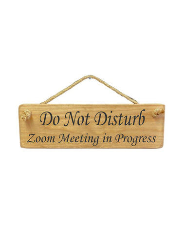 Do Not Disturb Wooden Hanging Wall Art Gift Sign