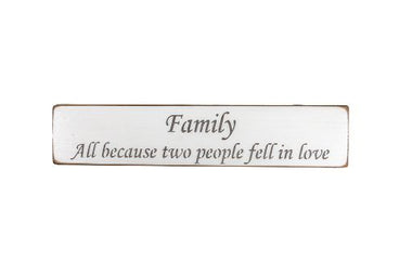 Family Wooden Wall Art Gift Sign