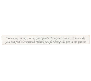 Friendship Wooden Wall Art Gift Sign