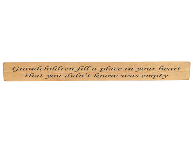 Grandchildren Wooden Wall Art Gift Sign