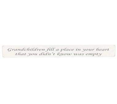 Grandchildren Wooden Wall Art Gift Sign