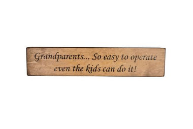 Grandparents.. Wooden Wall Art Gift Sign
