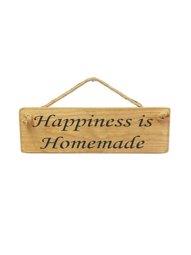 Happiness Wooden Hanging Wall Art Gift Sign