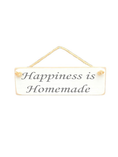Happiness Wooden Hanging Wall Art Gift Sign