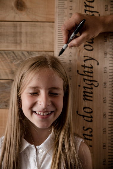 From little acorns do mighty oaks grow height chart home decor