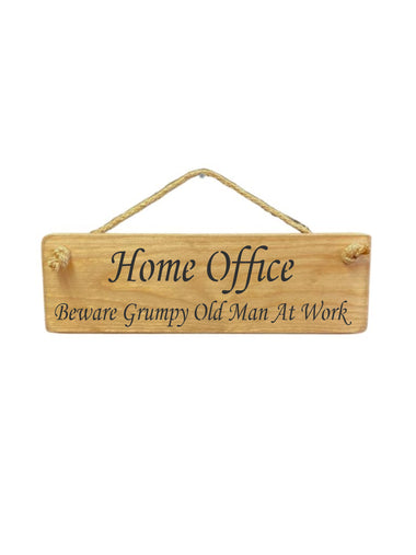 Home Office Wooden Hanging Wall Art Gift Sign
