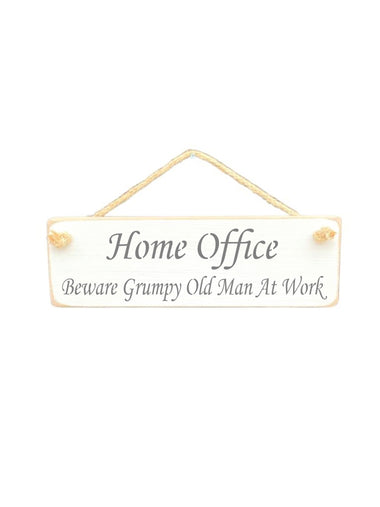 Home Office Wooden Hanging Wall Art Gift Sign