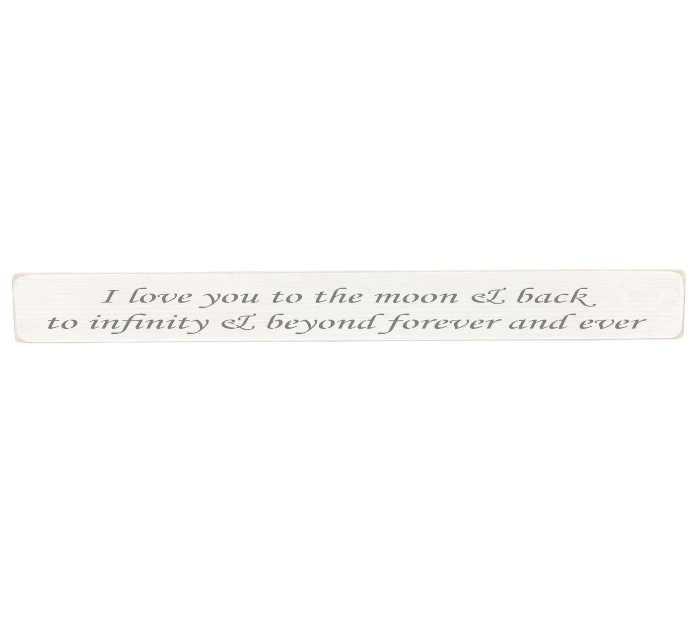 Wandaufkleber „We Love You To The Moon And Back“ – Mittelgroß (300 X 420 Mm), Dunkelgrau, Für Kinderzimmer Oder Schlafzimmer, Selbstklebend
