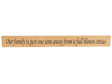 Our family Wooden Wall Art Gift Sign