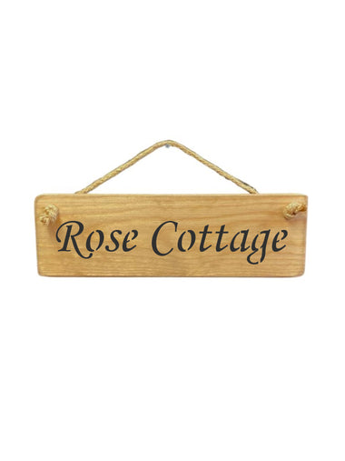 Personalised Wooden Hanging Wall Art Gift Sign