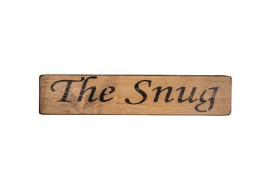 The Snug 45cm Wood Sign