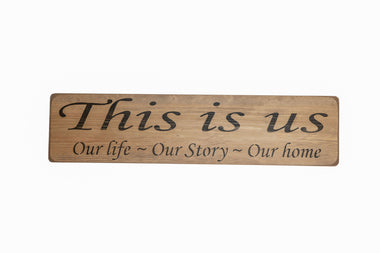 This is Wooden Wall Art Gift Sign